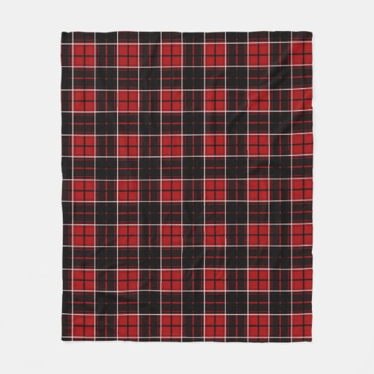 University of Georgia Tartan Fleecedecke (Vorderseite)
