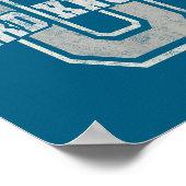 University Of Hard Knocks Life Goals College Schoo Poster (Ecke)