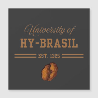 University of Hy-Brasil, Est. 1325 Magnetkarte