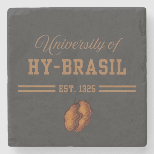 University of Hy-Brasil, Est. 1325 Steinuntersetzer (Vorderseite)