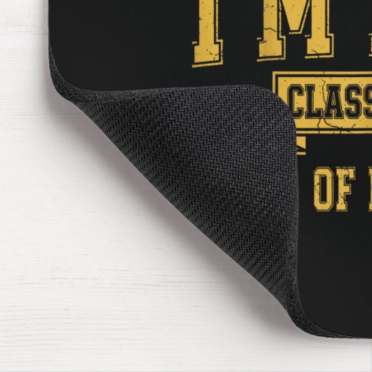 University Of I’m Done Cl Of 2025 Funny Retirement Mousepad (Ecke)