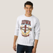 University of Iowa varsity letter I Sweatshirt (Vorne ganz)