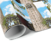 University of Michigan Tower Abstrakt Geschenkpapier (Rolleneckpunkt)