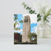 University of Michigan Tower Abstrakt Postkarte (Stehend Vorderseite)
