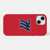 University of Mississippi | Script-M iPhone 15 Hülle (Rückseite (Horizontal))
