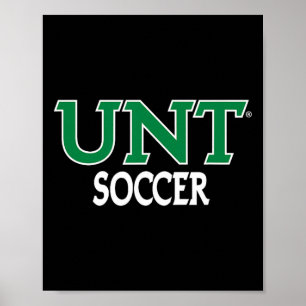 University Of North Texas Fußballbekleidung Sport Poster