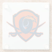 University of Virginia | Cavalier Shield Glasuntersetzer (Rückseite)