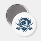 University of Virginia | Cavalier Shield Magnet (Vorderseite/Rückseite)