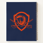 University of Virginia | Cavalier Shield Notizblock (Rückseite)