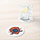 University of Virginia | Cavalier Shield Runder Pappuntersetzer (Vor Ort)