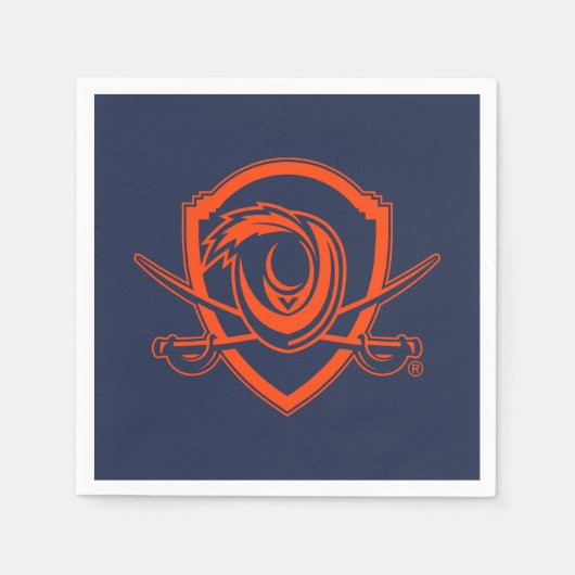 University of Virginia | Cavalier Shield Serviette (Vorderseite)