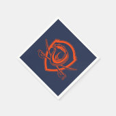 University of Virginia | Cavalier Shield Serviette (Ecke)