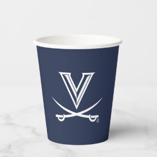 University of Virginia Säbel Pappbecher