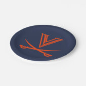 University of Virginia Sabre Pappteller (Schrägansicht)