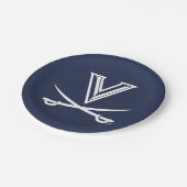 University of Virginia Sabre Pappteller (Schrägansicht)