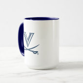 University of Virginia Sabre Tasse (Vorderseite Links)