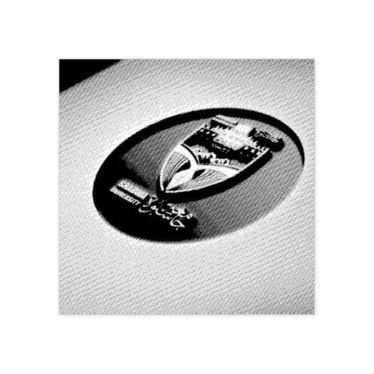 University Siegel Gummistempel (Prägung)