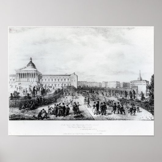 University Uni School, London, 1835 Poster (Vorne)