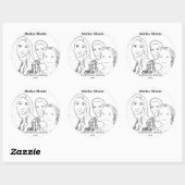 Universo Special 2006 Runder Aufkleber (Blatt)