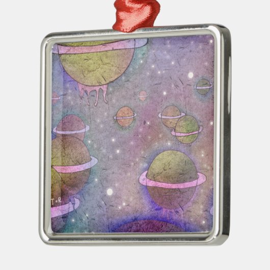 Universum 2012 silbernes ornament (Links)