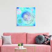 Universum #5 leinwanddruck (Insitu (Wohnzimmer))