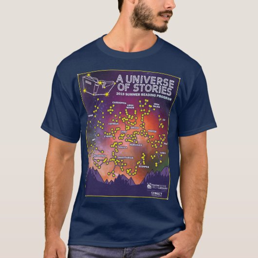 Universum der Art der Männer der Geschichten-T T-Shirt (Vorderseite)
