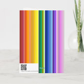 Universum der Farben, der Regenbogen u.v.m. - 81 S Dankeskarte (Rückseite)