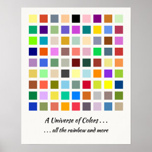 Universum der Farben, der Regenbogen u.v.m. - 81 S Poster