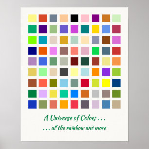 Universum der Farben, der Regenbogen u.v.m. - 81 S Poster