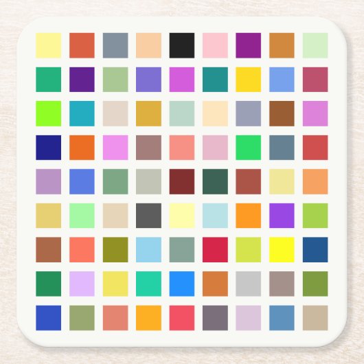 Universum der Farben, der Regenbogen u.v.m. - 81 S Rechteckiger Pappuntersetzer (Vorderseite)