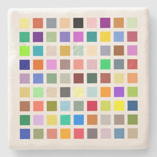 Universum der Farben, der Regenbogen u.v.m. - 81 S Steinuntersetzer (Vorderseite)