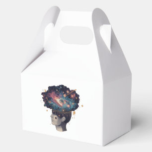 Universum der Gedanken – Surrealer kosmischer Geis Geschenkschachtel