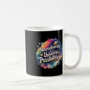 Universum der Neurovielfalt im Weltraum Kaffeetasse