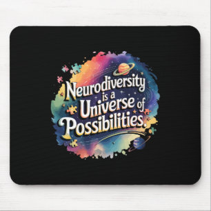 Universum der Neurovielfalt im Weltraum Mousepad