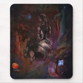 Universum des Schützen Mousepad