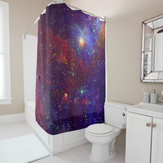 Universum Duschvorhang (Beispiel)