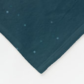 Universum-Galaxie im Hintergrund Fleecedecke (Ecke)