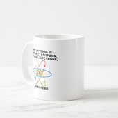 Universum-Idiot-lustige Tasse (Vorderseite Links)