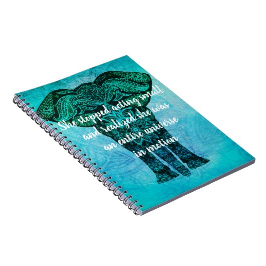 Universum in der Bewegung Notizblock (Rechte Seite)