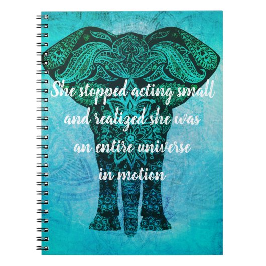 Universum in der Bewegung Notizblock (Vorderseite)