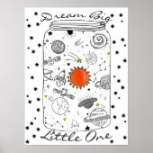 Universum in einem großen Traum Poster (Vorne)