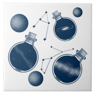 Universum in Flaschen Fliese