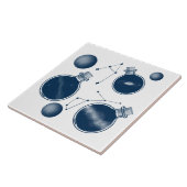 Universum in Flaschen Fliese (Seite)