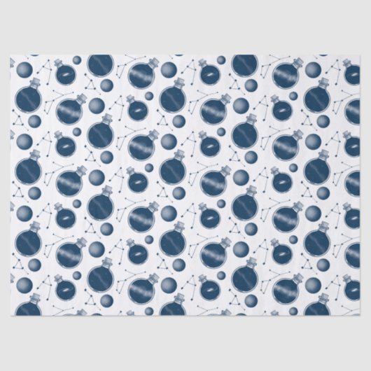 Universum in Flaschen Seidenpapier (Vorderseite)