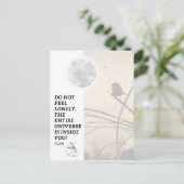 Universum in Ihnen Postkarte (Stehend Vorderseite)