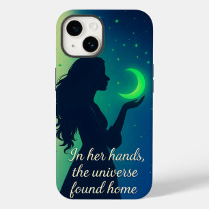 Universum in ihr - inspirierende Celestie Case-Mate iPhone 14 Hülle
