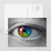 Universum in unseren Augen Postkarte (Vorne/Hinten)