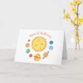 Universum Karte (Gelbe Blume)