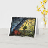 Universum Karte (Gelbe Blume)