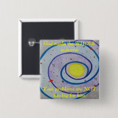 Universum-Knopf Button (Vorne & Hinten)